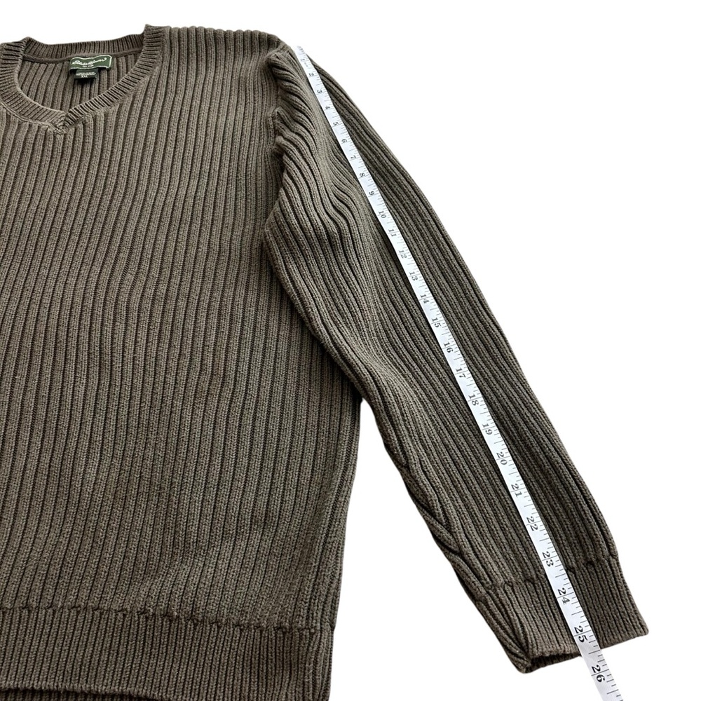 Eddie Bauer Men’s Ribbed Knit Heavy Cotton V-neck Sweater. Size XXL. - Picture 8 of 8
